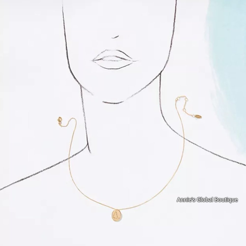 NWT ANTHROPOLOGIE Zodiac Libra Pendant CZ Necklace - Picture 11 of 12